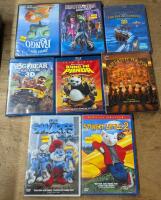 8 Children's/Family DvD & Bluerays.