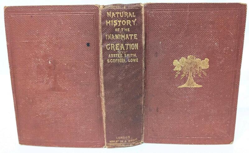 Antique Hardcover 1856 NATURAL HISTORY OF THE INANIMATE CREATION Book