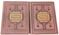 2 Antique 1880 + 1881 Hardcover Volumes CANADIAN PORTRAIT GALLERY, Vol III & III