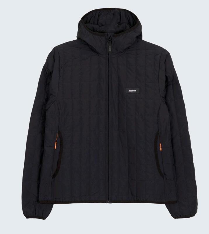 New Size Medium (UK12) Finisterre Women's Firecrest Hooded Jacket , Black . Recycled polyester lightweight hooded jacket . Retail $285 .