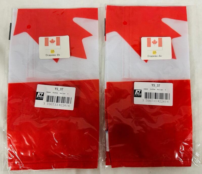 2 New AZ Flag Canada Nautical Flags, 45x30cm