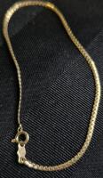 10K Gold 7" Flat Link Bracelet