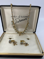 Sherman signed Earrings and necklace in Vintage Sherman Box