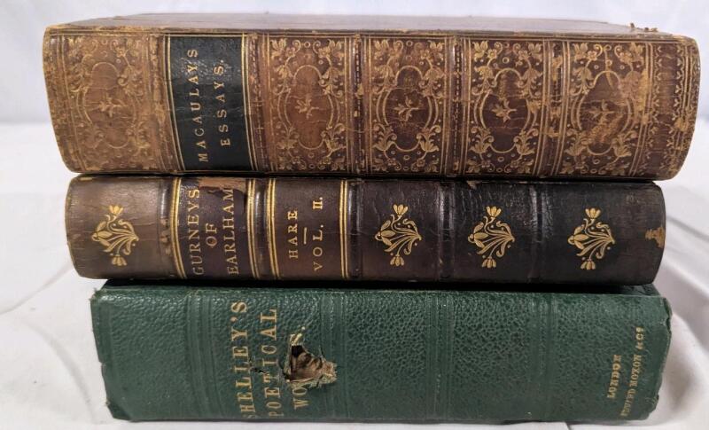 3 Antique books. Published between 1860 and 1865