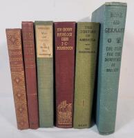 6 Antique Hardcover Books . History , Biography , Religion & Fiction .