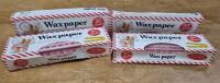 200 New Heart-Print Wax Paper Sheets 8 by 10"