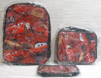 New Lightning McQueen Backpack & Pencil Cases | Backpack Measures 16" Tall, 12" Wide