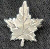 Vintage Coro Sterling Leaf Pin 0.75" Long