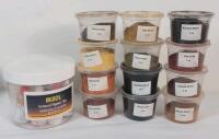 New Mixol 13 Color Set Universal Pigment Tints & 12 Earth Pgment Powders