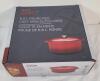 New - Master Chef 6.6L Round Red Cast-Iron Dutch Oven .