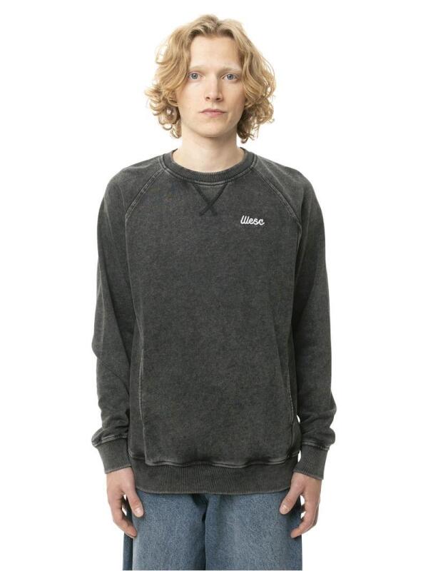 New sz S/M Men's WeSC Raglan Miles Enzyme Washed Long Sleeve Tee Retails for $78US
