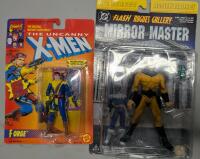 2 Vintage Action Figures. Marvel's X-Men Forge (4.75" Tall) and DC Mirror Master (6.5" Tall)