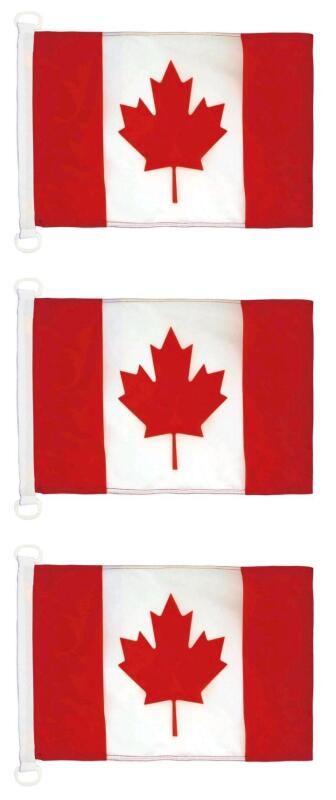 3 New AZ Flag Canada Nautical Flags, 45x30cm