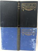 2 Antique + Vintage Hardcover Copies [1909 & 1933] of BALLADS OF A CHEECHAKO by Robert W. Service