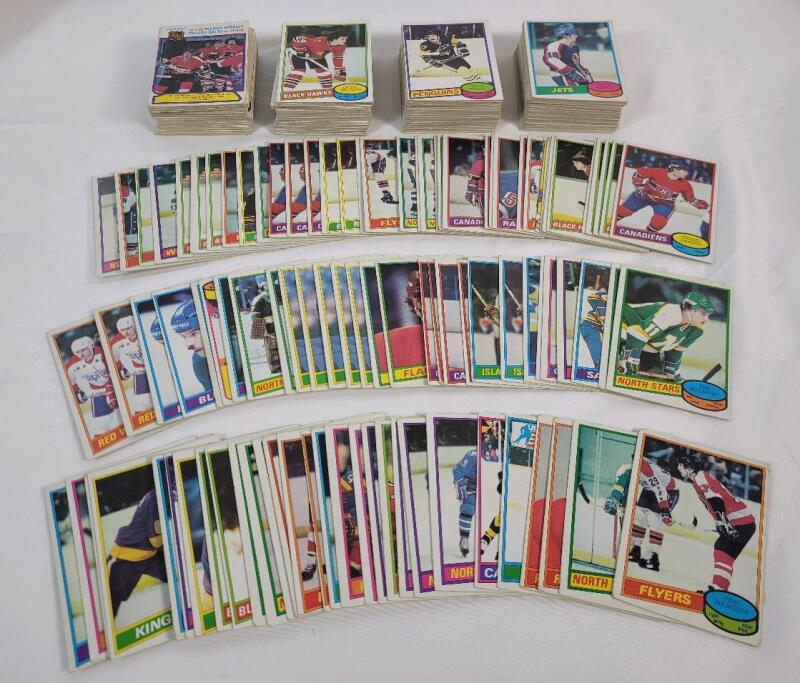 1980 - 1981 O Pee Chee NHL Hockey Trading Cards , 330+ Trading Cards . Will include Doubles