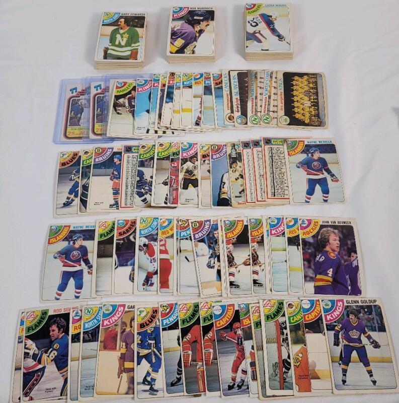 1978 - 1979 O Pee Chee NHL Hockey Trading Card Singles . 120+ Trading Cards . Will include Doubles