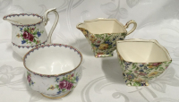 Royal Winton & Royal Albert Cream & Sugar