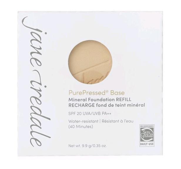 New Jane Iredale PurePressed Base Mineral Foundation Refill SPF 20 - Radiant 9.9g/0.35oz. Retails for $105