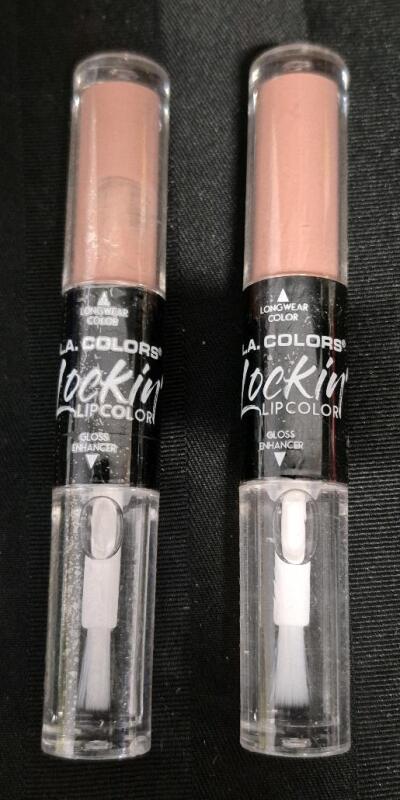 2 New L.A. Colors Locking Lip Color "Strut" CLG366 1.75gx 2