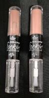 2 New L.A. Colors Locking Lip Color "Strut" CLG366 1.75gx 2