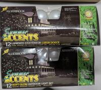 2 Alderbrook Summer Accents 12 Softglow Light Stands. Each Strand 22ft.