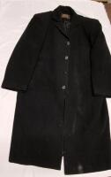 Men's sz XL(?) Brogue Italy Wool/Cashmere Blend Double Lined Long Coat