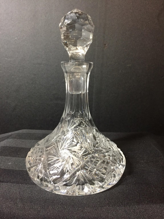 Vintage Pinwheel Decanter