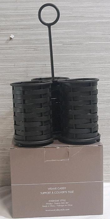 As New Metal Weave Caddy (10" Tall)