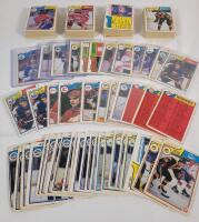 1983 - 84 O Pee Chee NHL Hockey Trading Card Singles , 200+ Trading Cards . Will include Doubles