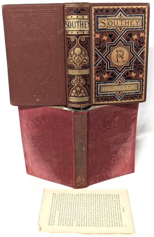 Undated Likely Antique JOAN OF ARC: Ballads, Lyrics and Minor Poems by Robert Southey (Illustrated) + [1921] The Cloister & The Hearth by Charles Reade, Hardcover Books