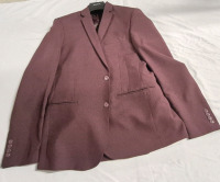Men's sz Large 34Waist Pant Slim Fit Stockhomme Black Label Suit with Vest & Pants