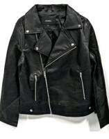 New sz Small Men's PRIV&Eacute; ALLIANCE Vegan Leather Jacket