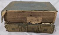2 Antique Hardcover Copies of Apocalyptic Sketches by Dr. Cumming. 7" Tall.