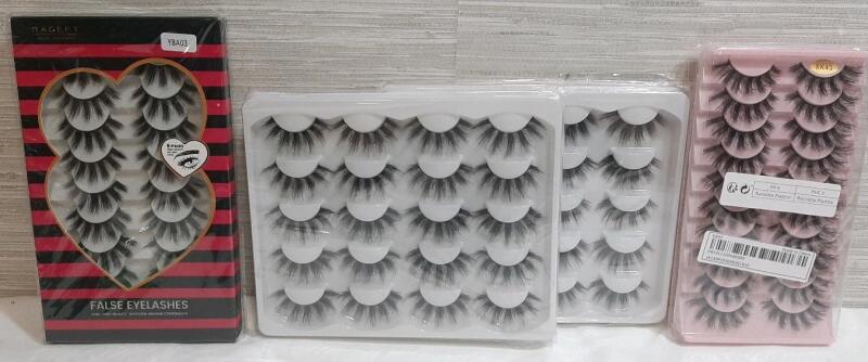 4 New Boxes of False Eyelashes