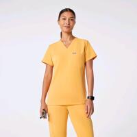New sz XSmall Women's FIGS Catarina One Pocket Scrub Top Retails for $58