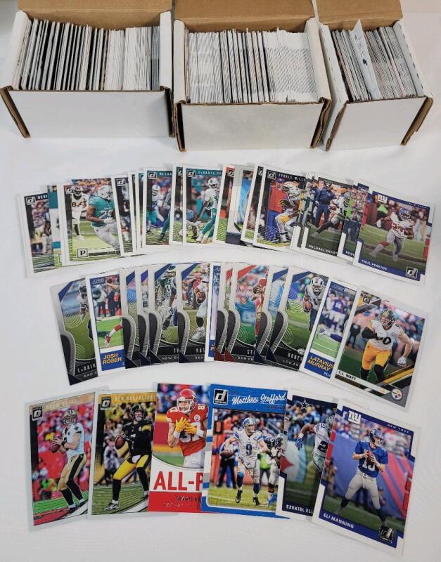 2016 - 2019 NFL Football Trading Card Singles , 420++ Trading Cards .