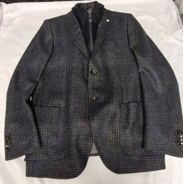 New with Tags sz 54R Luigi Bianchi Mantova Wool Jacket Retails for $995