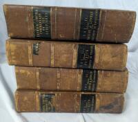 Antique Patrick Lowth & Commentary of the Scriptures. Volumes 1-4. No Publish Date but Presented to Reverend Mulch in 1851.