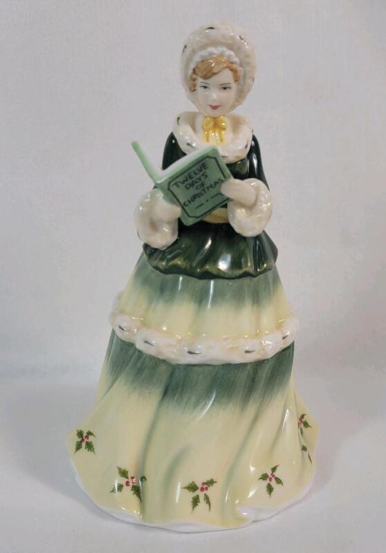 Royal Doulton " The Twelve Days of Christmas - The Twelfth Day " Figurine , HN 5520 . Measures 6 ⅜" tall . No chips or cracks