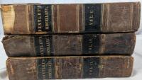 Antique Hardcover Copies if Bentley's Miscellany Volume 2, 4, and 5. Published between 1838-1840. 9" Tall.