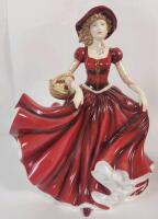 Royal Doulton " Pretty Ladies - Elizabeth " Figurine , HN 5496 . Signed on Bottom , Canadian Exclusive Limited Edition 615/800 . Measures 8 &frac14;" tall . No chips or cracks