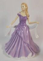 Royal Doulton " Amanda " Figurine , HN 5601 . Measures 7" tall . No chips or cracks