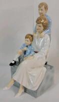 Royal Doulton " Remembering Diana , Princess of Wales - A Loving Mother " Figurine , HN 5857 . Signed on Bottom . Measures 8.5" tall . No chips or cracks