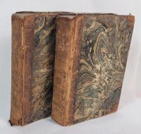 Antique 1793 " The Connoisseur " by Mr. Town , Critic and Censor-General Vol. 1 & Vol. 3 Hardcover Books . Missing Vol. 2 . Age Appropriate Wear