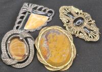 4 Vintage Brooches - Miracle Brooch