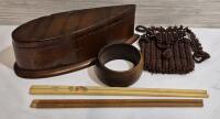 Vintage Ladies Dresser Lot & Chopsticks
