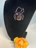 Baroque Luxury Spider Brooch Elegant Purple Citrine Rhinestones Statement Piece Approximately 2.25 x 1.75&rsquo;&rsquo; - 4
