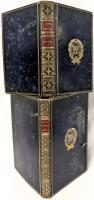 2 Antique DOCENDUM ET DOCENDUM Hardcover Texts : [1877] Life of Nelson by Southey (With 1800s Blackheat Proprietary Prize for "Divinity") & Undated BRITISH BUTTERFLIES by Newman