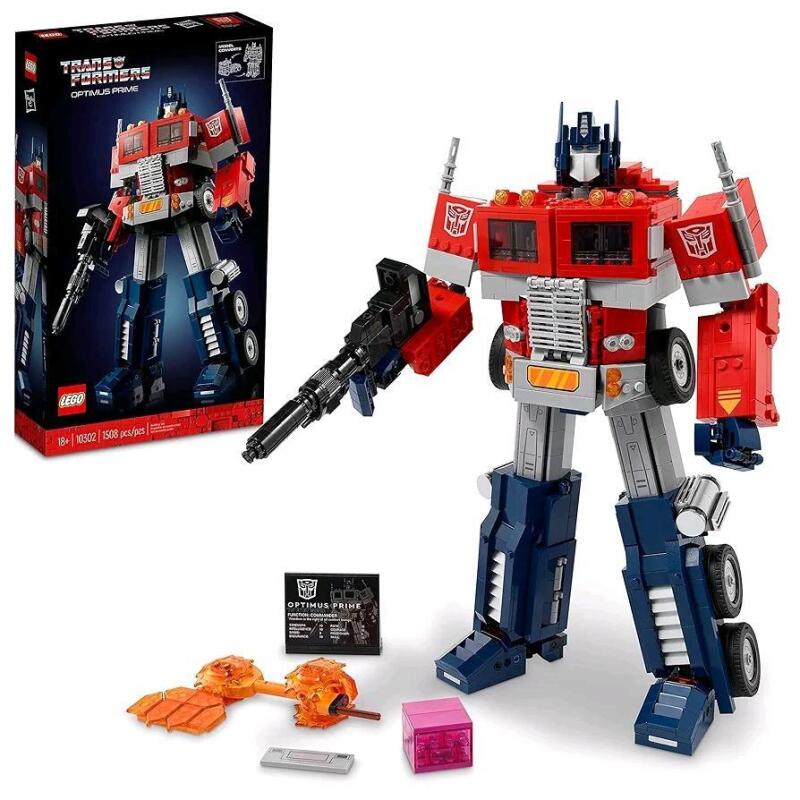 WOW! Lego Trans Former OPTIMUS PRIME Building Set # 10302 . 18+ & 1508 pcs. , Sealed. Retail $240
