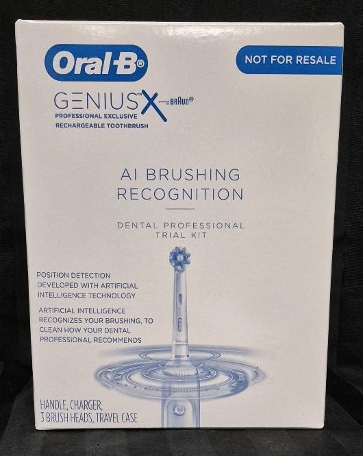 New Sealed Box Oral-B Genius X Professional Electric Rechargeable Toothbrush AI Brushing Recogition Retails for over $250